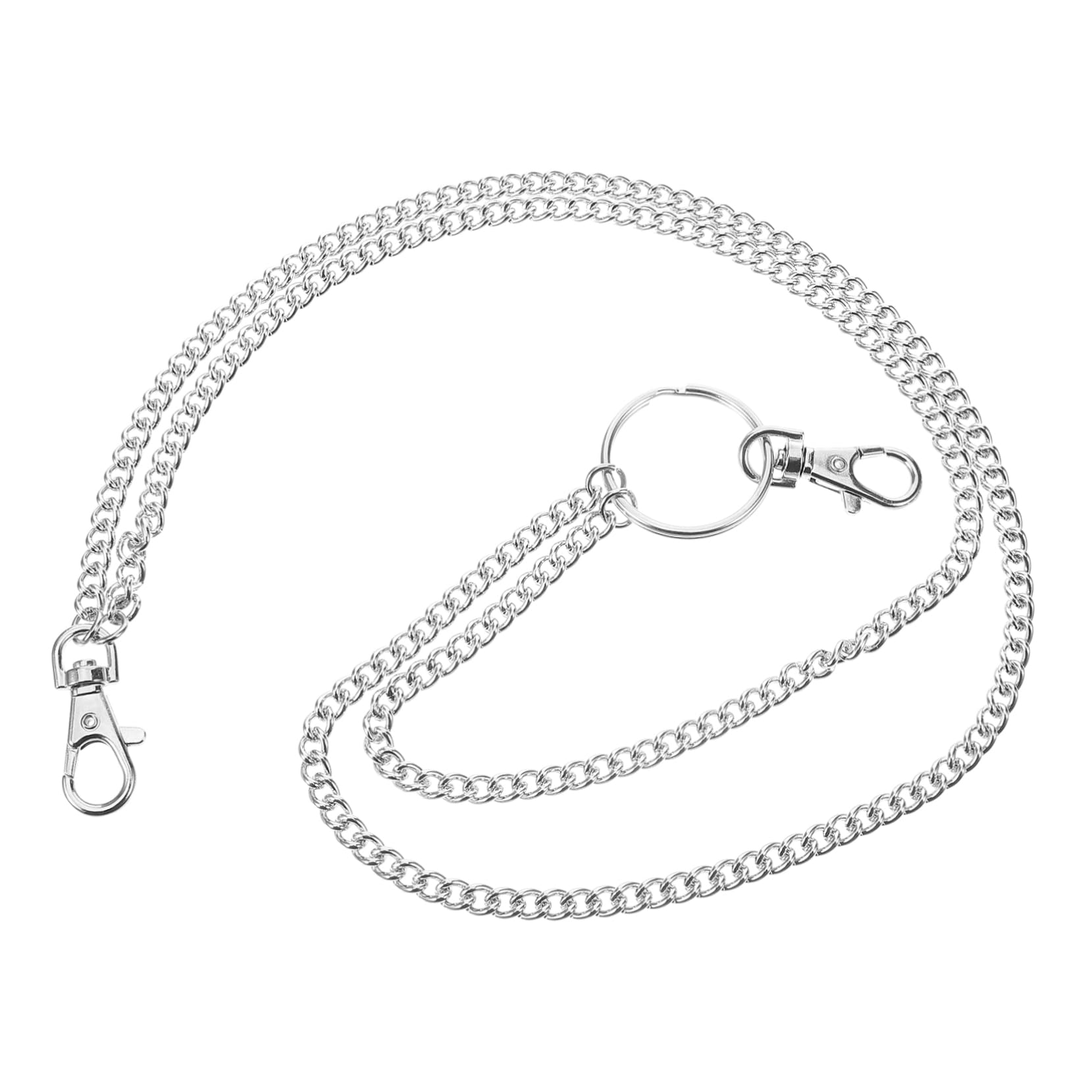 COLLBATH Decorative Metal Pants Chain for Men Multi Wallet Chain Punk Style Jean Accessory Lobster Clasp Fade-resistant Design for Fashion