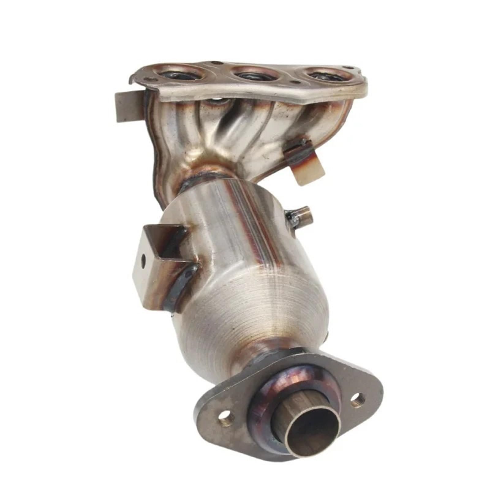 Uniwersalny katalizator z wlotem/wylotem Katalizator z zestawem uszczelek pasuje do Toyoty Aygo pasuje do Peugeota 107 pasuje do Citroena 1.0L Katalizator spalin