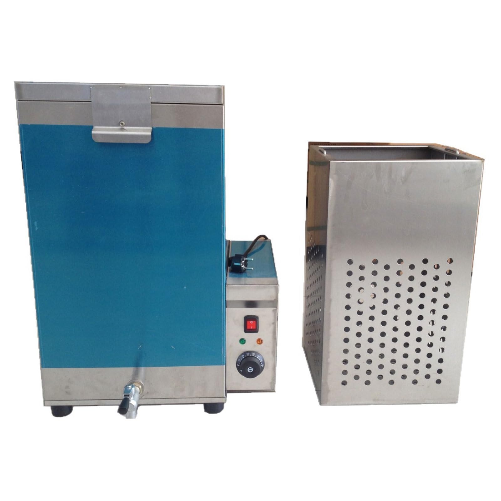 Kommerzielle Brühmaschine for Geflügel, Hühner, Ente, Gans | 70L/125L Zupfmaschine aus Edelstahl,Temperatureinstellung 30-110℃,2000W Hühnerbrüher(120L)
