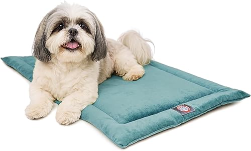 Miniatura 48 de Majestic Pet Products - Tapete para cama de perro de 42 pulgadas Manzana (espuma de memoria),Manzana Verde (Apple Green),Berenjena (espuma de