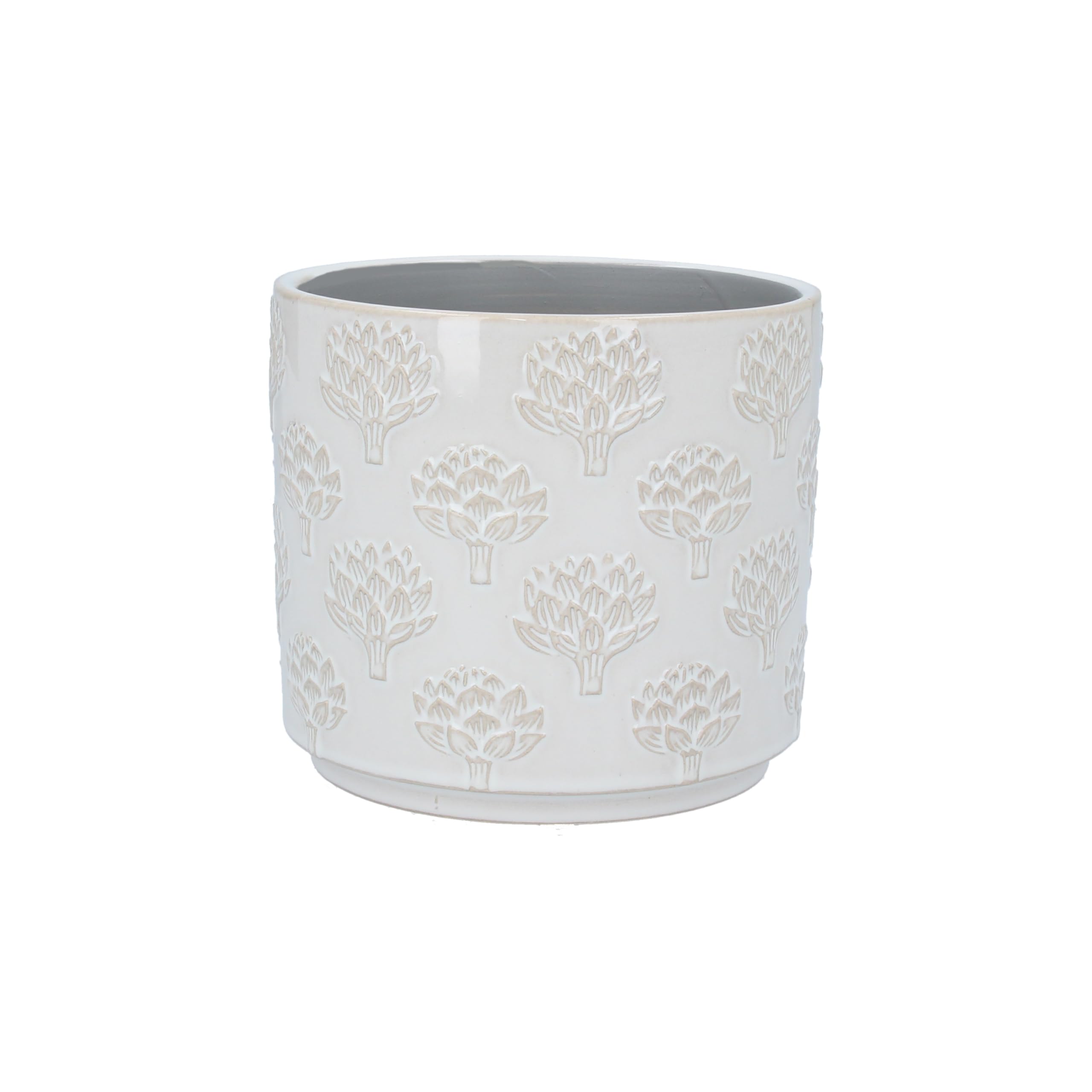 Gisela Graham Ltd White Gisela Graham Artichoke Plant Pot Cover - Medium