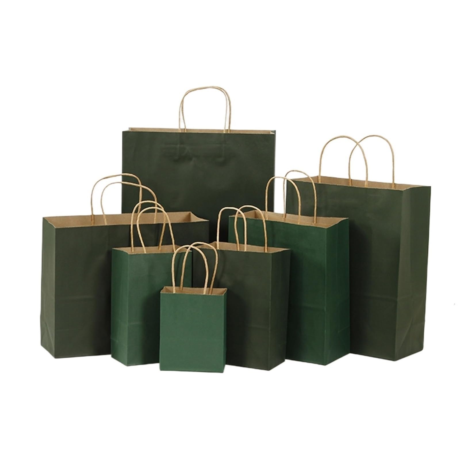 Bolsas Papel Kraft 30/50/100 piezas Mini bolsas de regalo Kraft