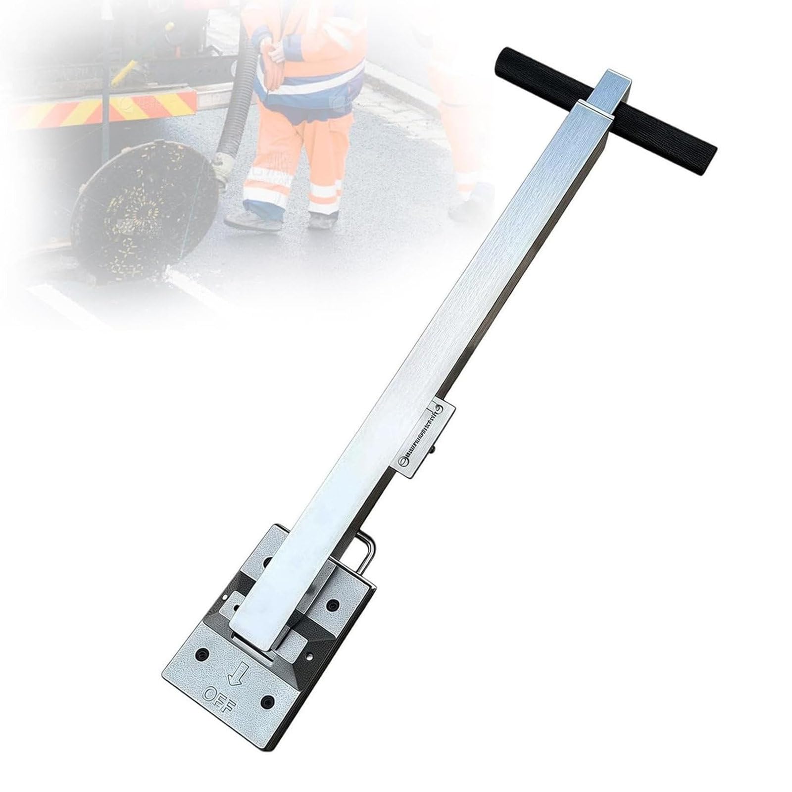 NYANS Magnetisches Hebewerkzeug für Schachtdeckel – 270 kg Zugkraft