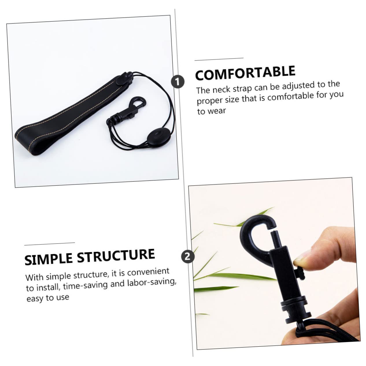 TOYANDONA 4pezzi Tracolla Per Saxofono Pelle Regolabile Confortevole Per Tenore e Soprano Accessorio Versatile Per Musicisti Di Tutte Le Età