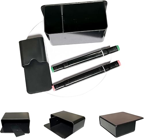 Miniatura 6 de Yerpkefey Soporte magnético para bolígrafo, 2 piezas magnético de borrado en seco, soporte magnético para marcadores para pizarra blanca,