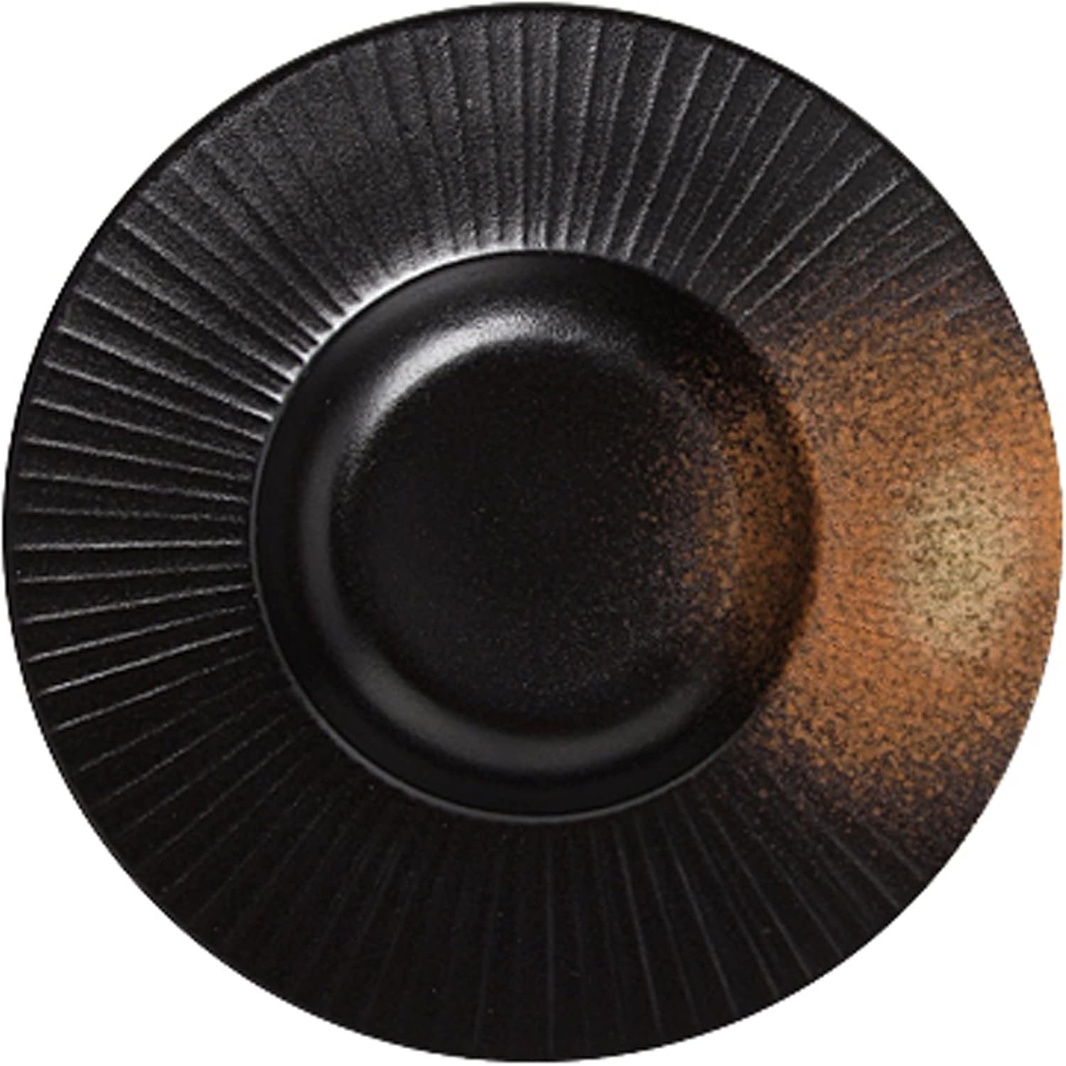Meiiron Black Rimmed Bowls, Porcelain Dinner Plates, Pasta