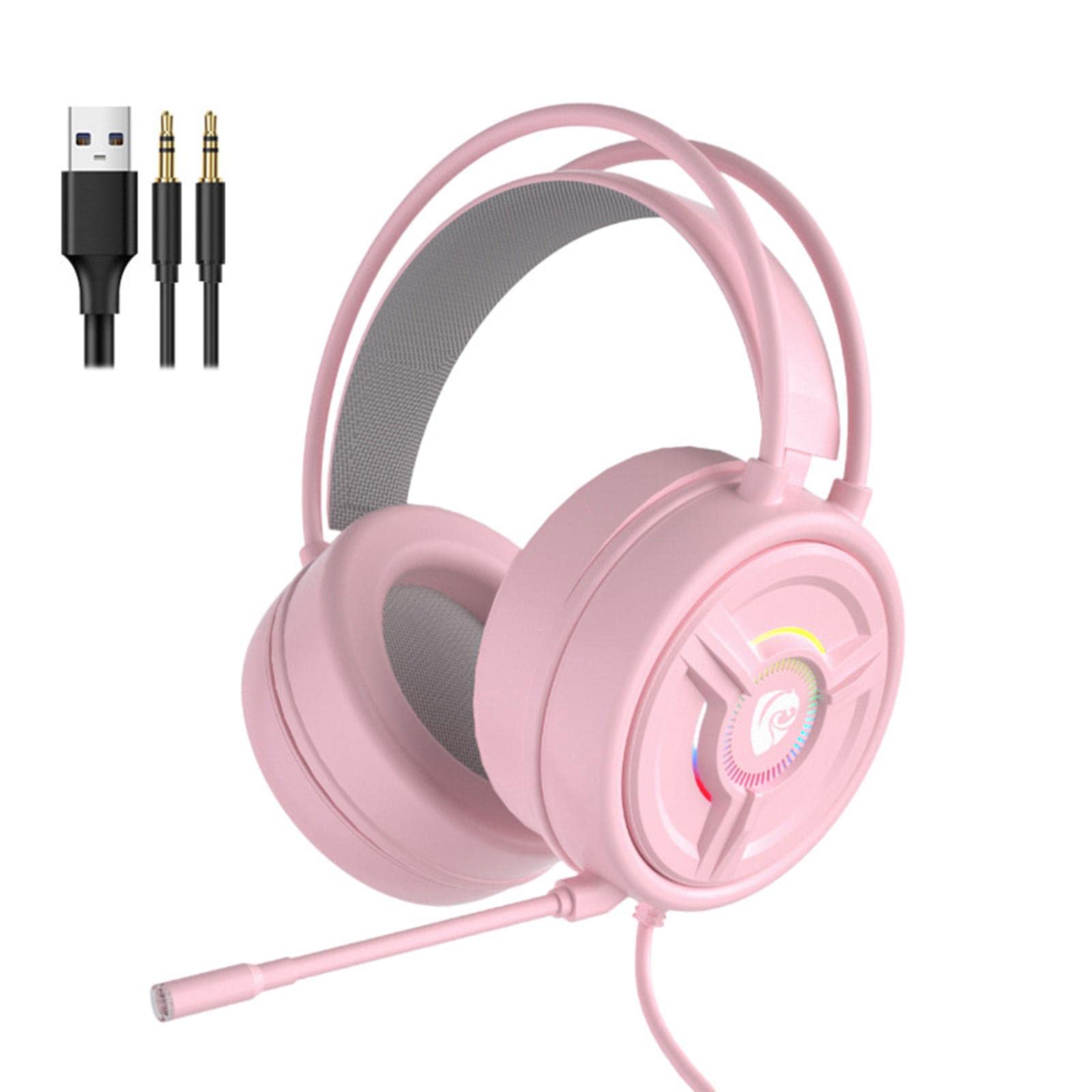 FASHIONMYDAY® PSH-200 3.5mm Gaming Headset Headphone w/Mic for PC Laptop Pink | Computers/Tablets & Networking | Laptop & Desktop Accessories | Headsets-picture-34