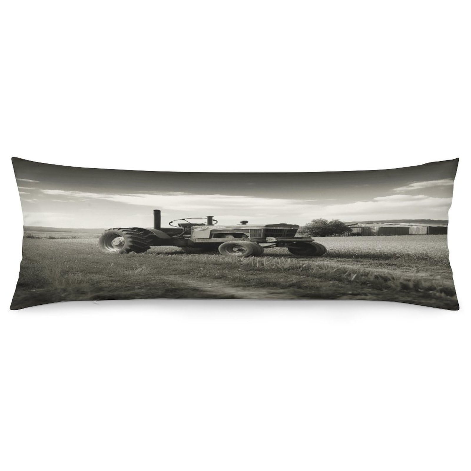 Tractor Agriculture Tranquil Throw Pillow Cover Soft Pillow Case Decorative Lumbar Pillow Cover Cozy Throw Pillowcase Polyester Rectangular Cushion Case Decor for Couch Sofa Bed