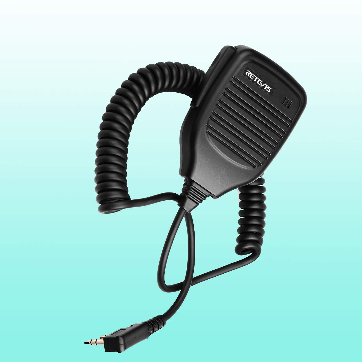 Retevis Walkie Talkie Microfono a Distanza Altoparlante 2 Pin Compatibile con Baofeng UV-5R BF-88E BF-888S