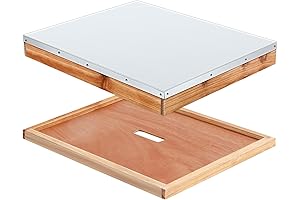 Telescoping Cover and Beehive Inner Cover for 10 Frame Bee Hive,