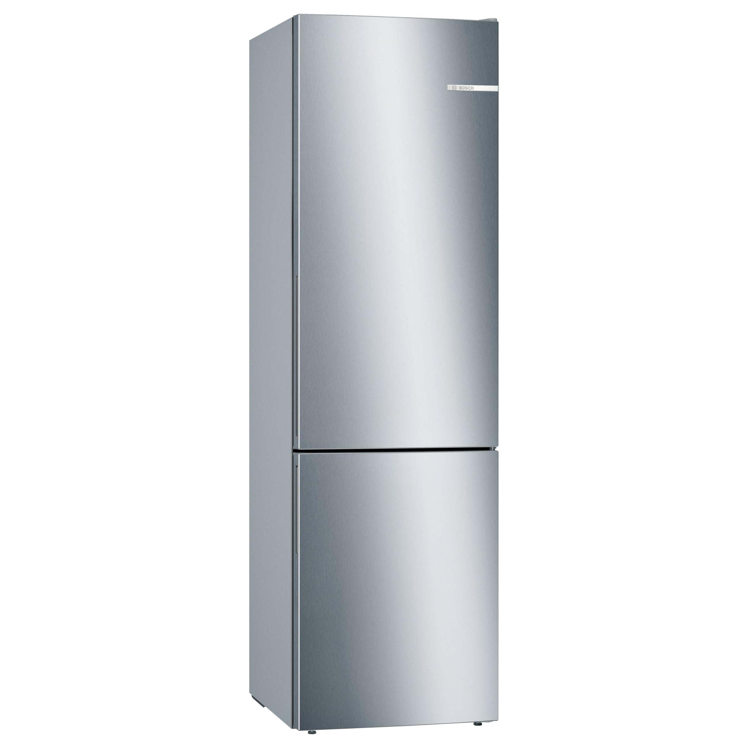 Bosch KGE39AICA Electroménager Série 6 Réfrigérateur-congélateur Pose Libre, A +++, 201 cm, 168 kWh, Acier Inoxydable, Réfrigérateur 252 l, Congélateur 95l, FreshSense, Verre de Sécurité