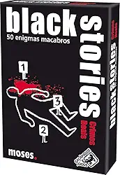 Galápagos, Black Stories: Crimes Reais, Jogo de Enigmas para Amigos, 2+ jogadores, 15 minutos por partida
