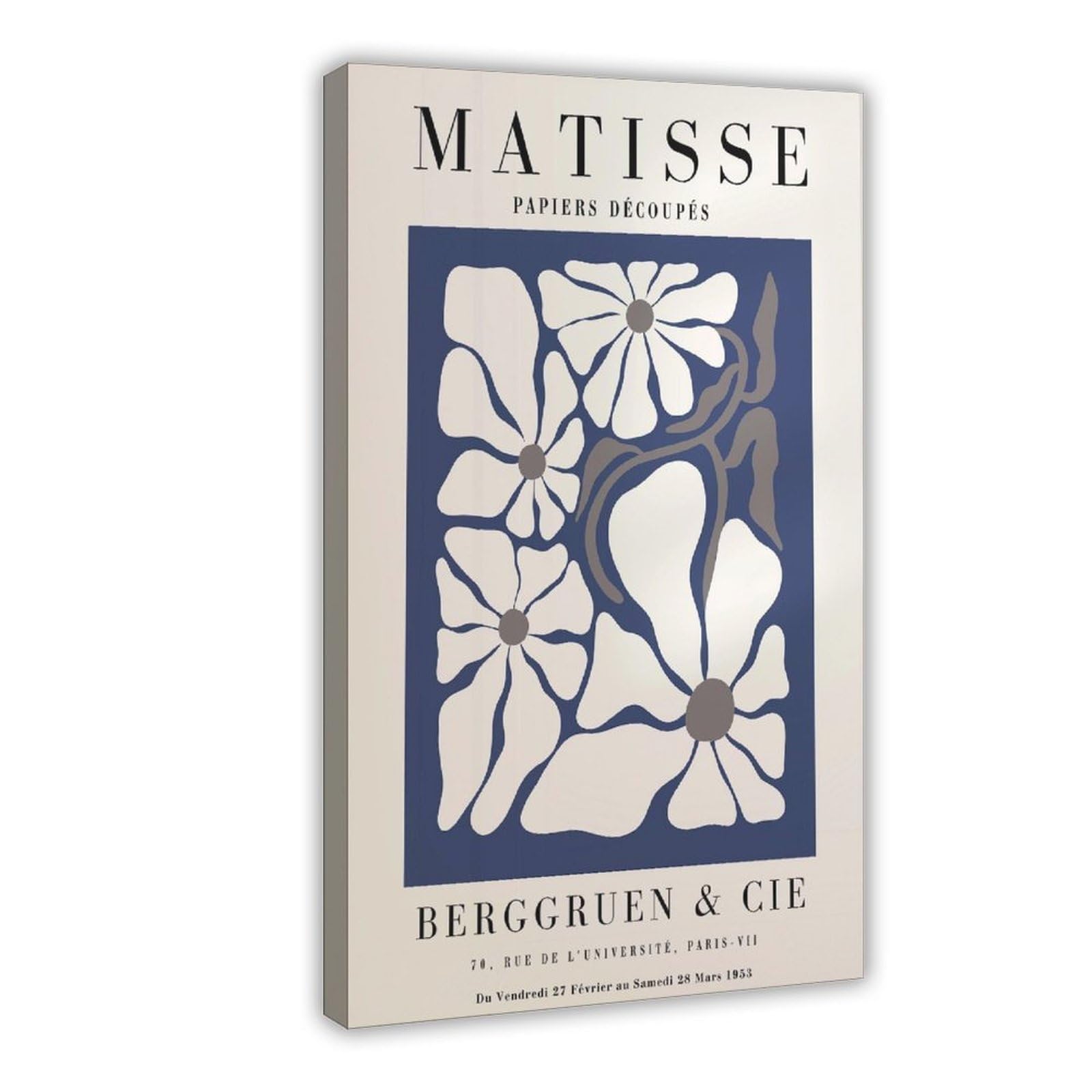 HEYANM Henri Matisse Flower Market Print_ Retro Botanical Wall Art 2 Canvas Poster Bedroom Office Room Decor Gift Frame 16x24inch