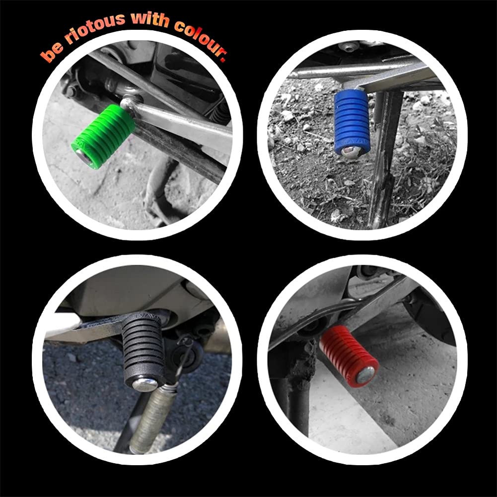 2x Motorrad Schalthebel Abdeckung Aus Gummi - Universal Passform Für Besseren Grip