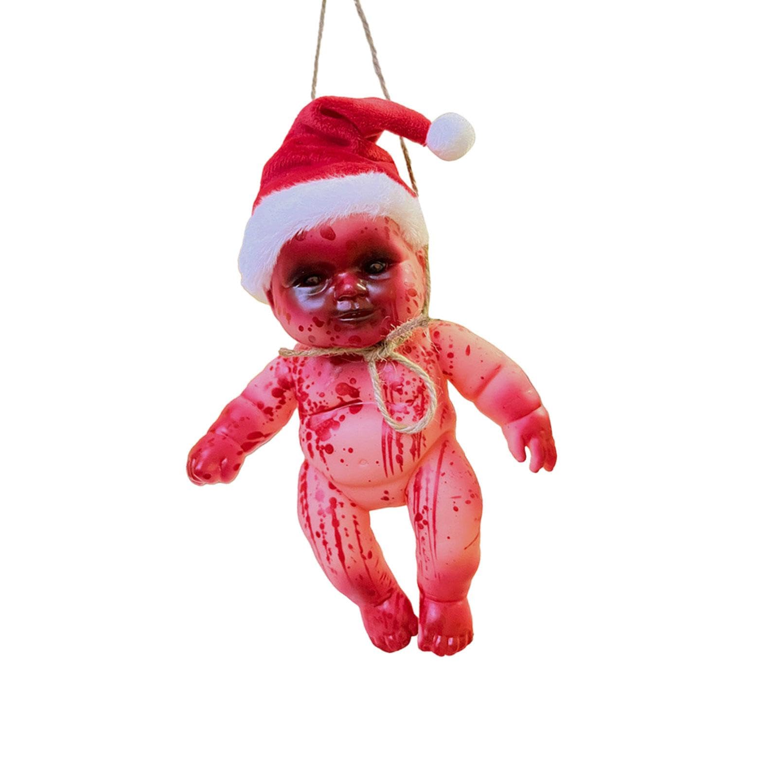 Amazon | PEWETE ハロウィン不気味な人形、お化け人形、怖い