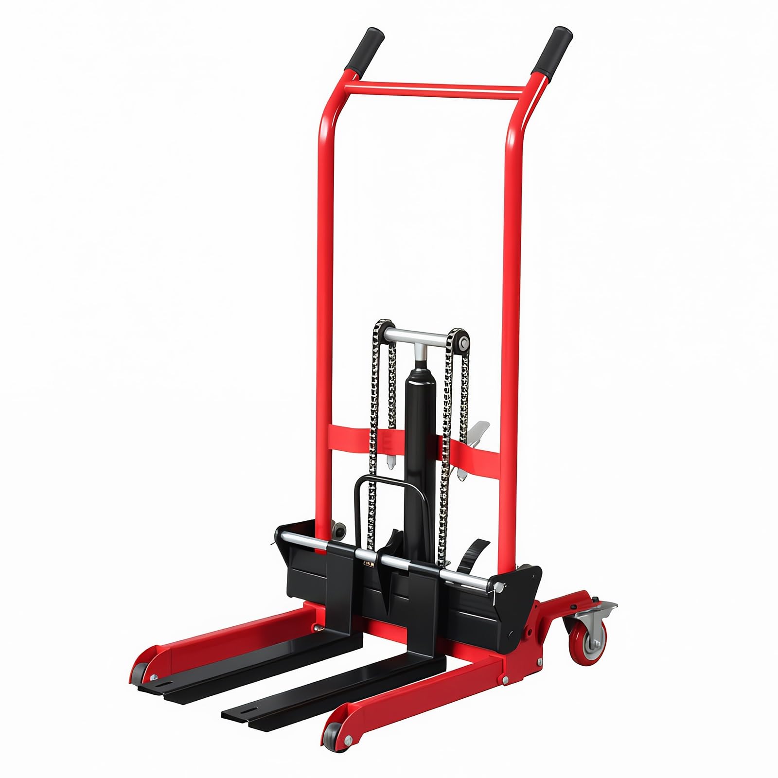 Cenz-888 pallet truck 200kg Manual Stacker Hydraulic Pallet Lift Foldable Fork Truck for Warehouse