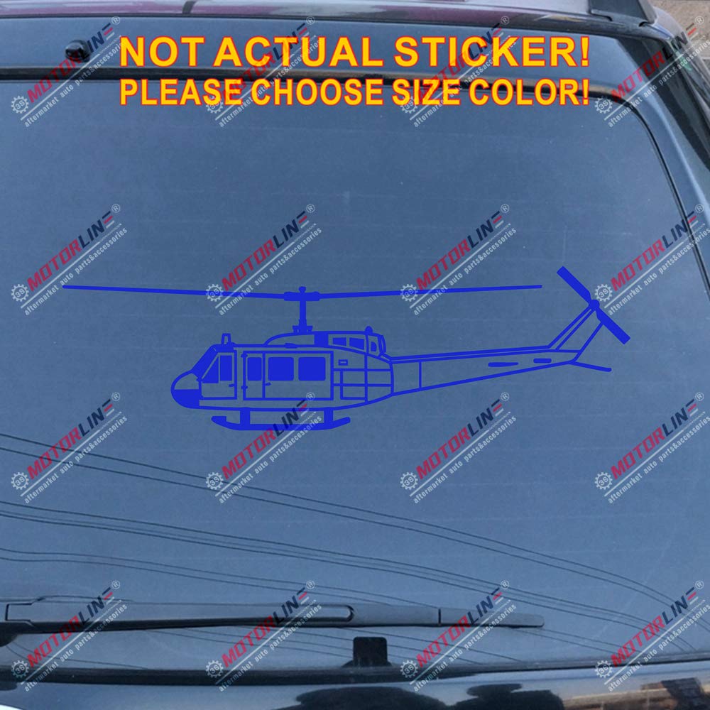 3S MOTORLINE Bell UH1D Iroquois Huey U.S. Army Helicopter Decal