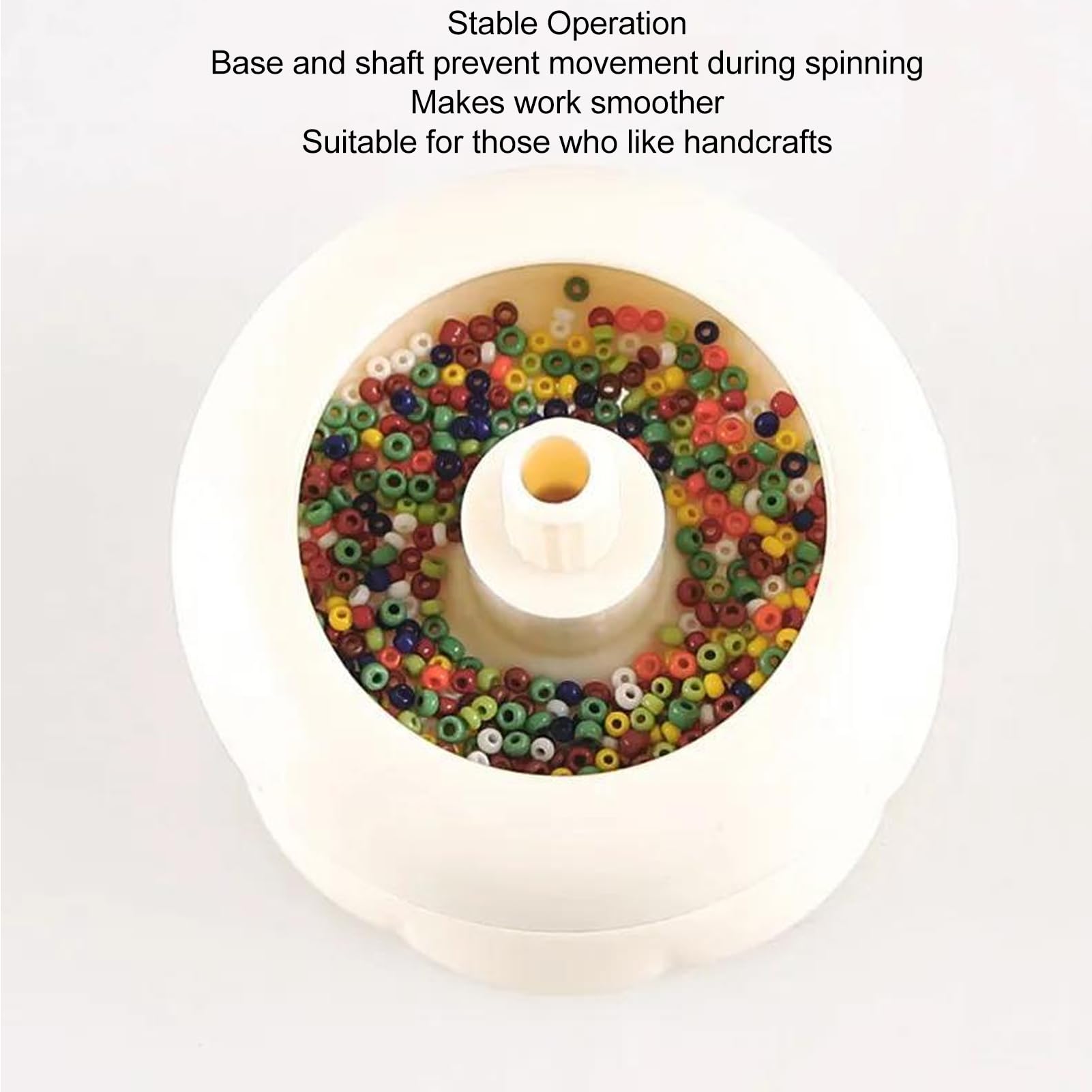 Machine à Enfiler Les Perles (Bead Spinner) - Grande Capacité, Rotation Douce, Avec Bol Détachable Et Fil Inclus | Pour La Création De Bijoux DIY - 2