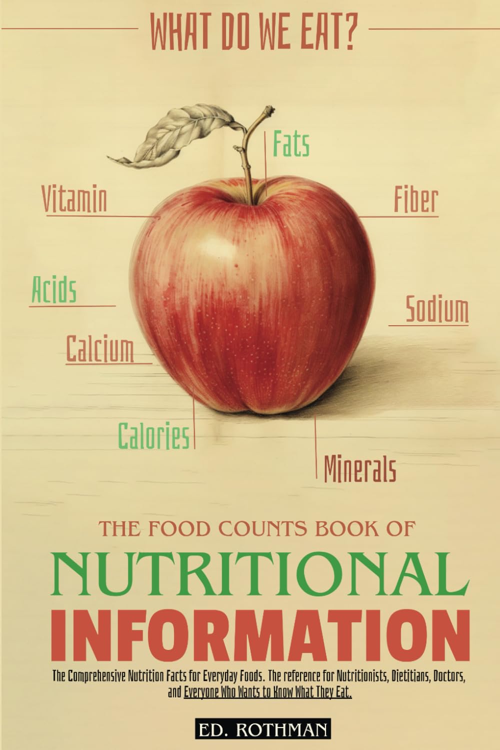 WHAT DO WE EAT? The Food Counts Book Of Nutritional Information: The Comprehensive Nutrition Facts for Everyday Foods. The Reference for ... and Everyone Who Wants to Know What They Eat.