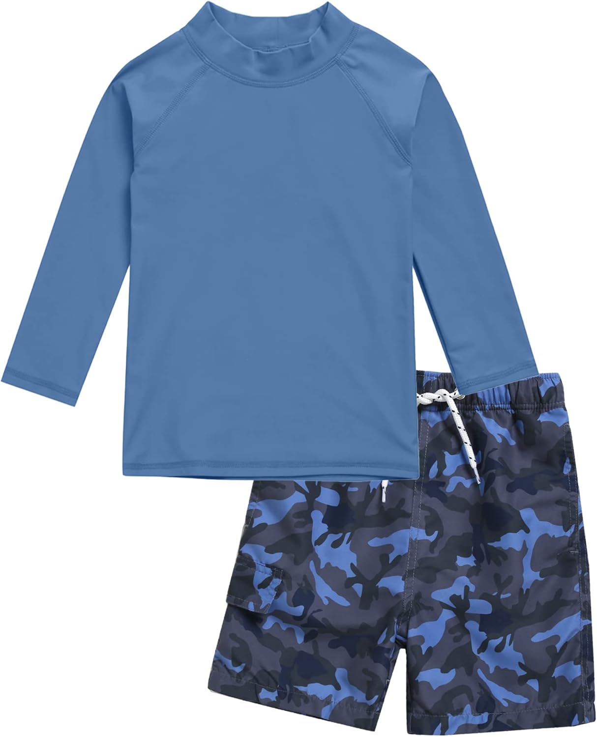 VAENAIT BABY Boys Rash Guard Swimsuit UPF 50+ Long Sleeve Toddler Bathing Suit Quick Dry Beach Swimwear 2~8Years