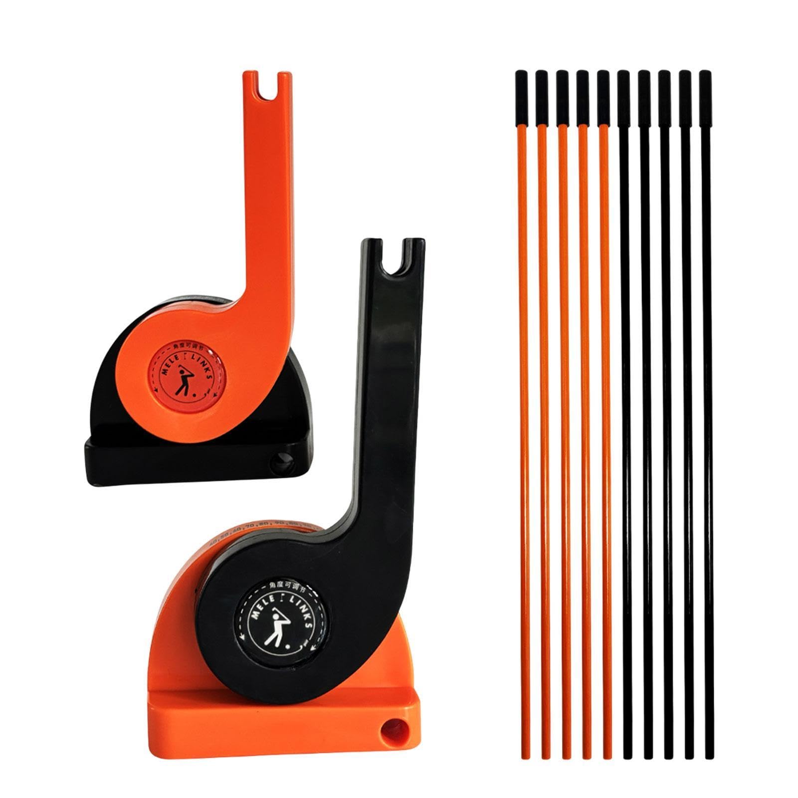 Gralara Golf Swing Attrezzo Golf Palo Indicatore Direzione Disco Calibrazione Postura Swing Piano Realizzato in Fibra Pp Portatile Adatto per