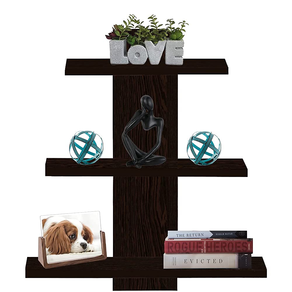 Buy Furniture Cafe Wooden Wall Shelves For Living Room Wall Shelf 