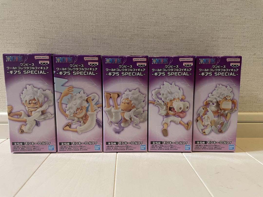 ワンピース　ワーコレ　ギア5 SPECIAL ニカ　5体セット Amazon.co.jp: ワンピース ワールドコレクタブルフィギュア ギア