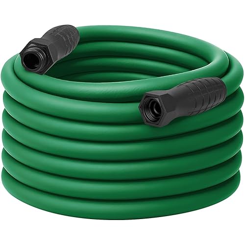Flexzilla Colors SwivelGrip Garden Hose 5/8 in. x 75 ft., Lightweight All-Weather Water Hose, Durable and Flexible, Leak-Free Connections, Forest Green