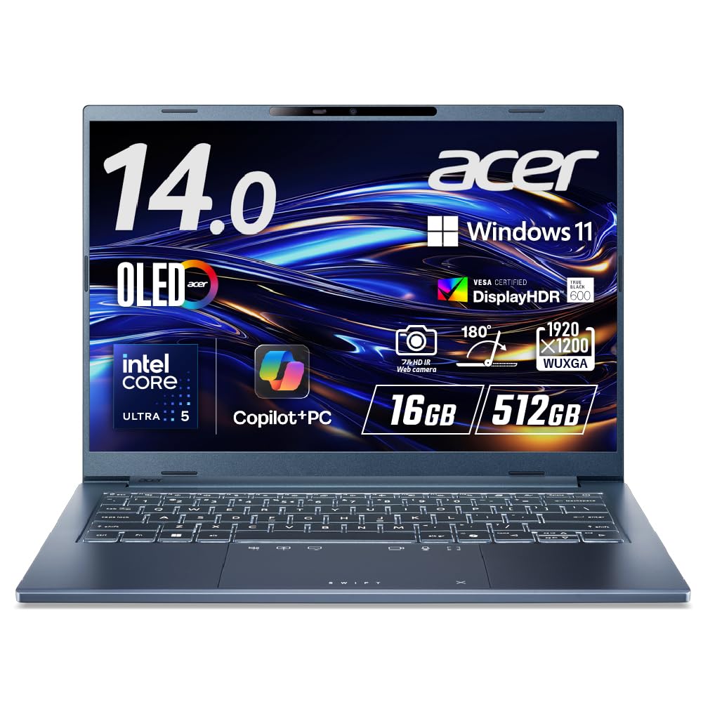 Amazon.co.jp: Acer Swift Go 14 AI インテル Core Ultra 5 OLED