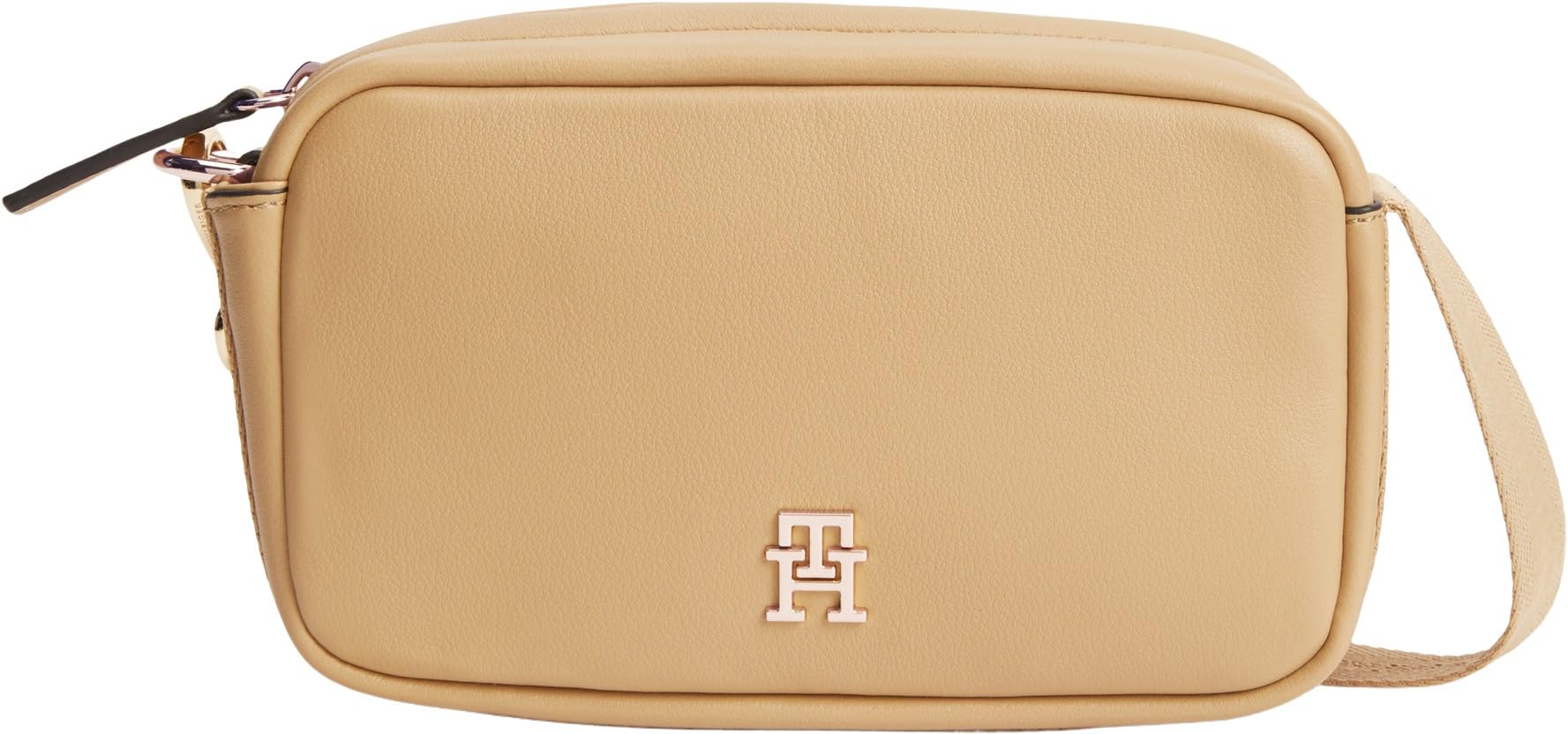 Tommy Hilfiger Women's Khaki Logo Tape Crossbody Camera Bag