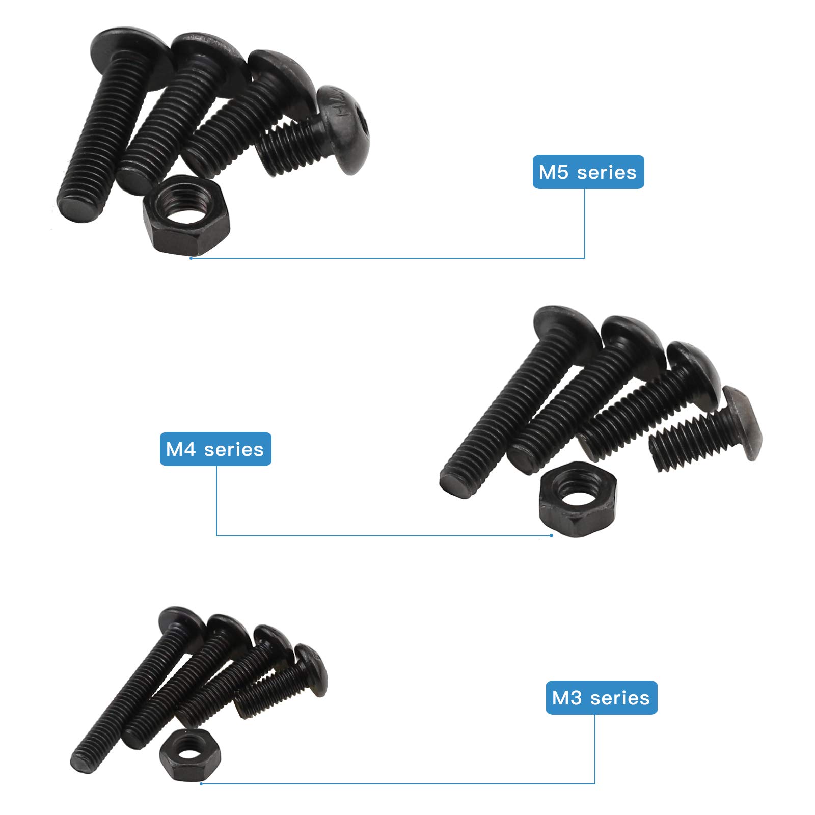 Kit Surtido De Tuercas Y Tornillos M4 De 380 Piezas, Tinte 3 | Cuotas