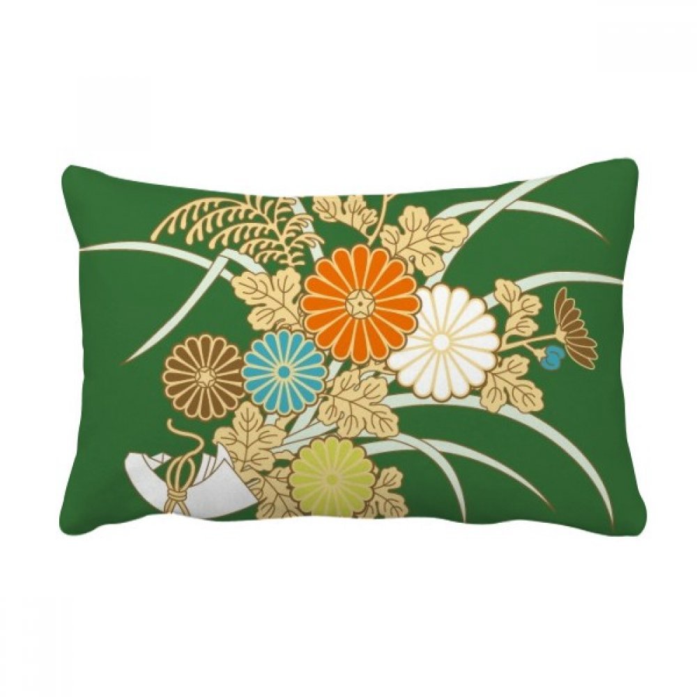 Oreiller lombaire fleur jaune pour un canapé chaleureux et cosy