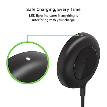 未使用品！ BELKIN wireless charger MagSafe 黒 Amazon.com: Belkin MagSafe-Compatible Charger, 2-in-1