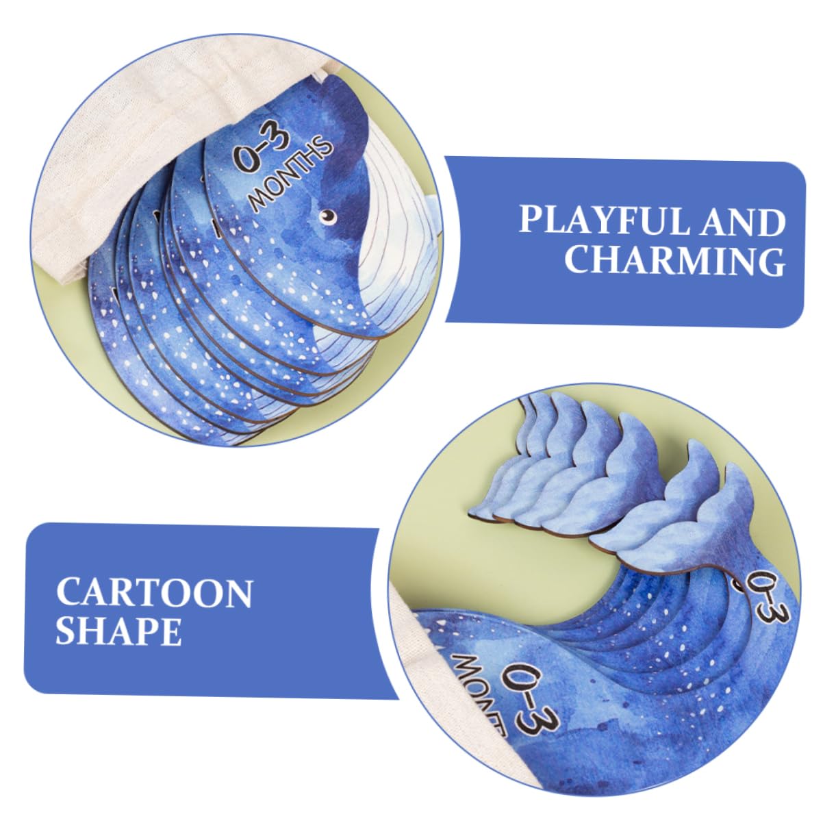 LIOOBO 7Pcs Hanger Dividers Closet Organizers for Clothes Adorable and Closet Dividers for Newborn Attire for Girl Nursery Organization