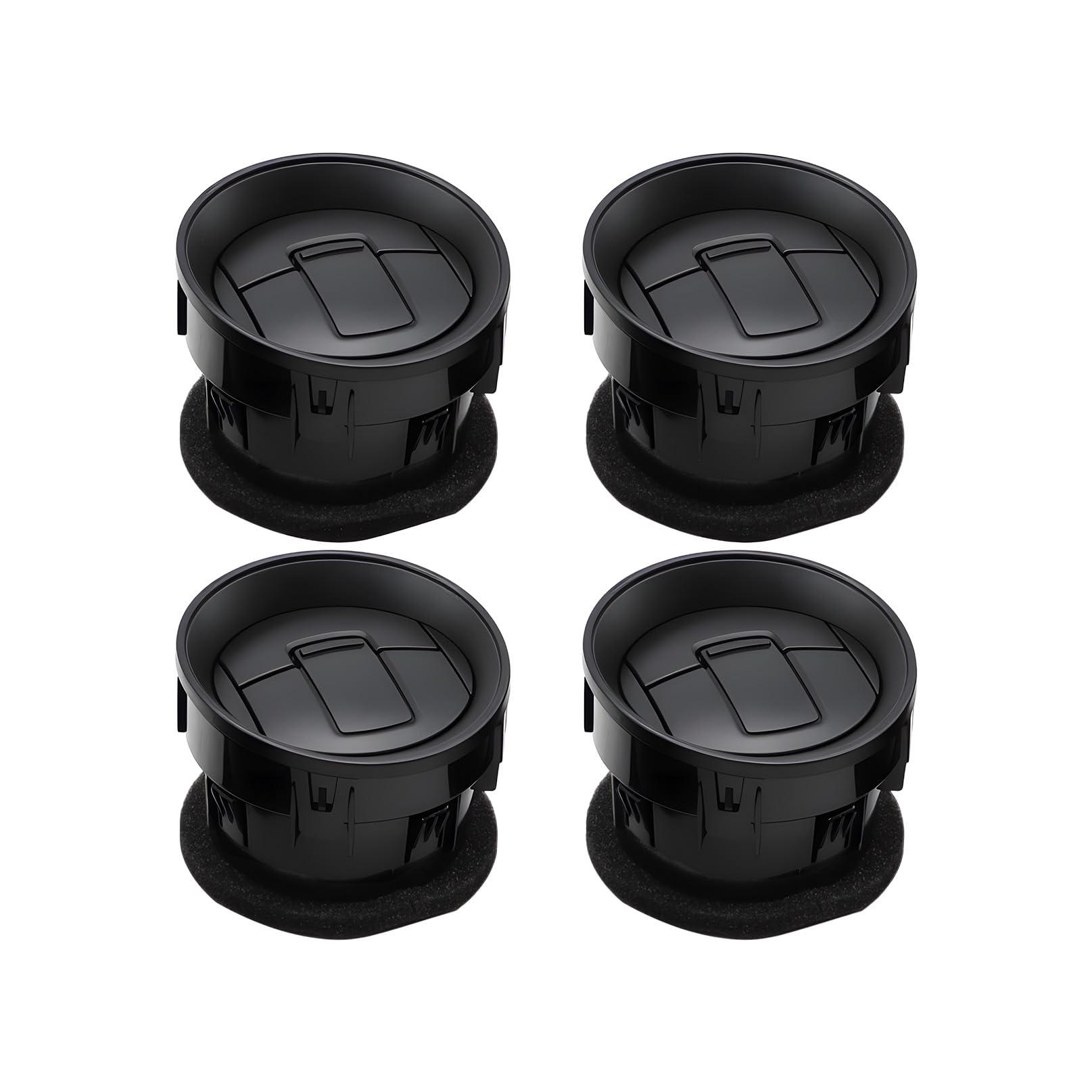 Aspaton Dashboard AC Heater Duct Vent Louvre (4 Pcs) Compatible with F Series 150 2009-2014 9L3Z19893AA CL3Z-19893-EA