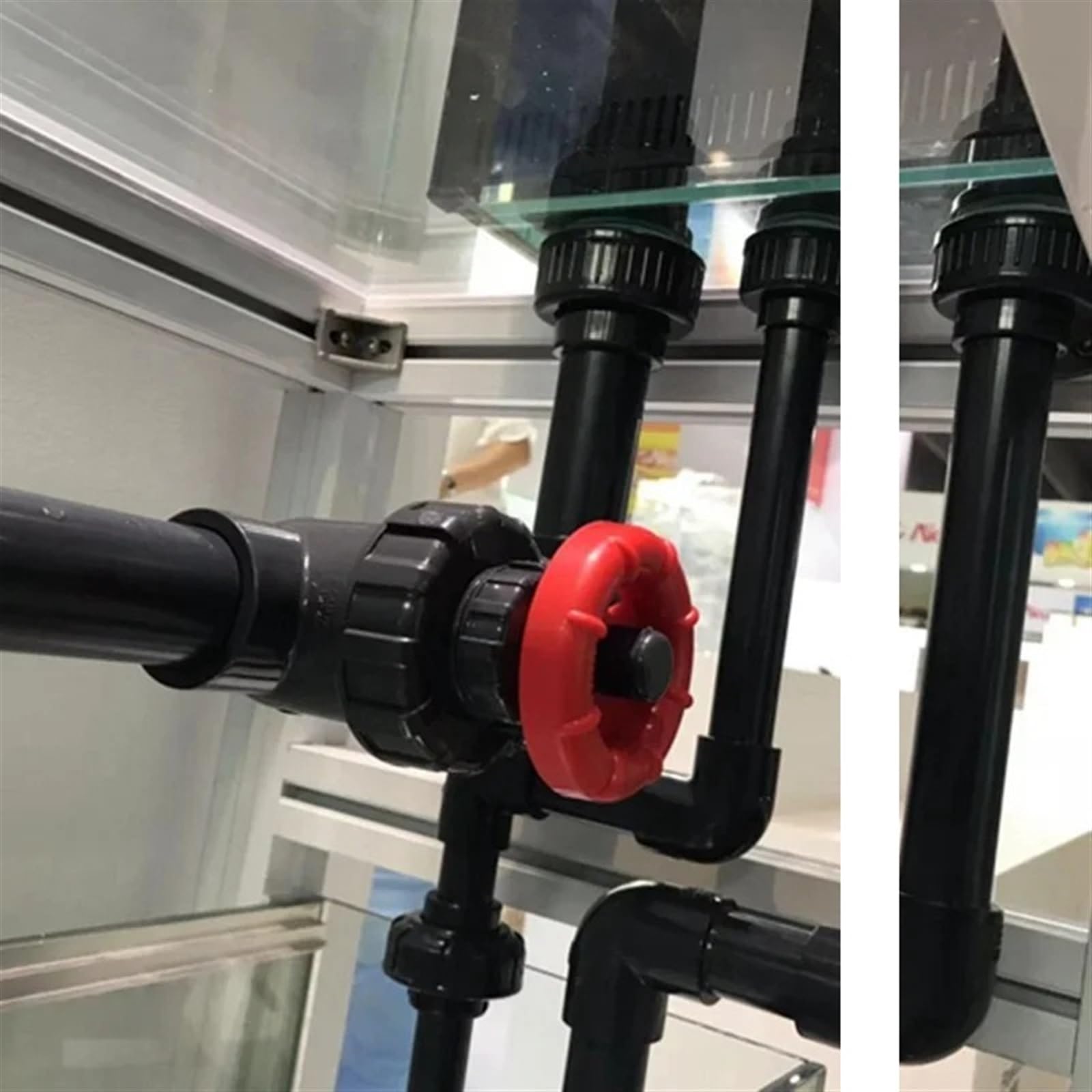 Válvula de compuerta UPVC for riego acuario, Control flujo preciso, interruptor volante continuo, válvula esclusa plástico, 20~63mm, 1 ud Para Control Del Flujo Del Riego