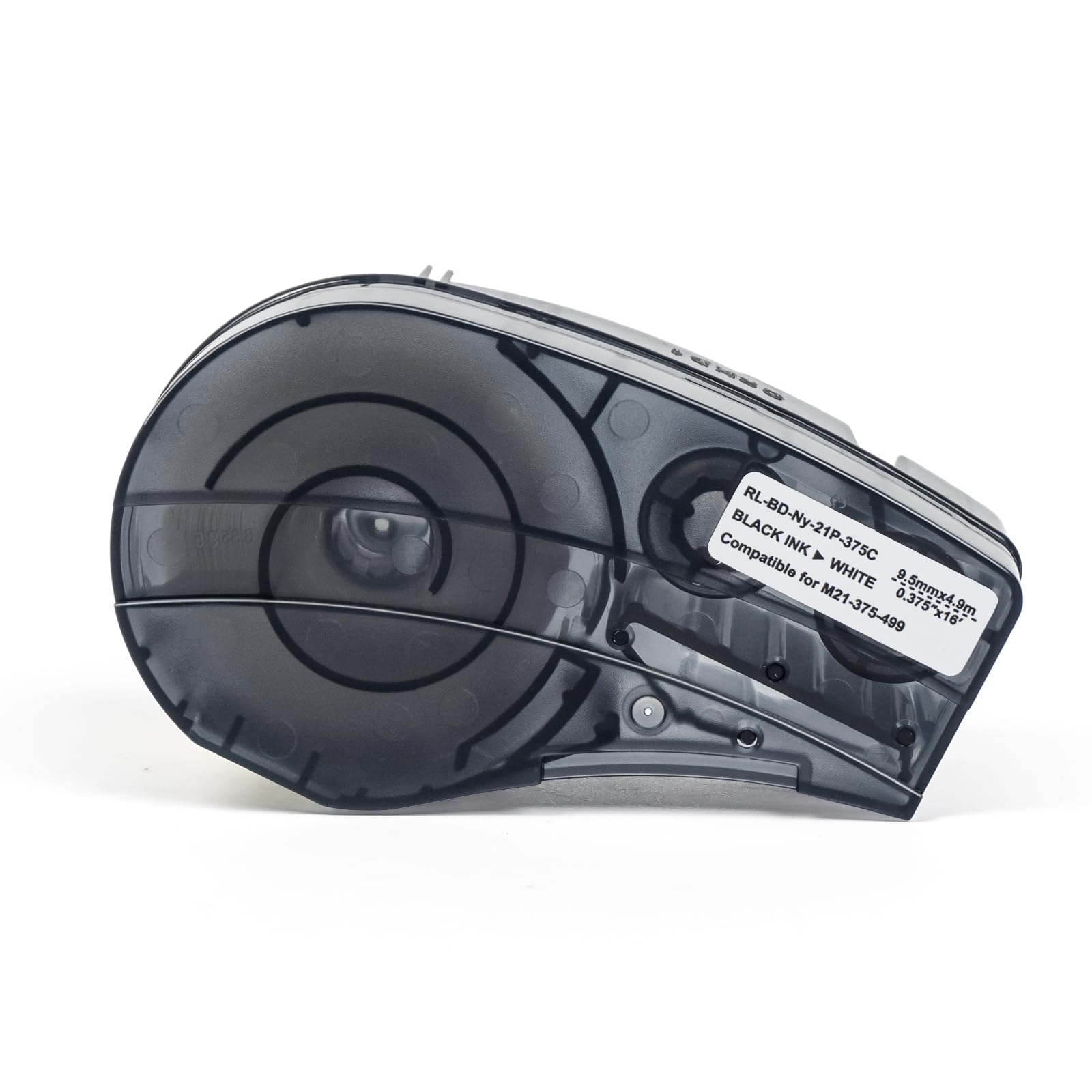 Compatible with Brady M21-375-499 9.53mm x 4.88m Black on White