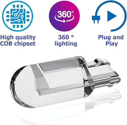 Miniatura 3 de AUCELI 30 bombillas LED de 6000 K, 12 V sin errores, bombillas interiores para automóviles, cúpula de mapa, placa de matrícula, guantera, bombillas