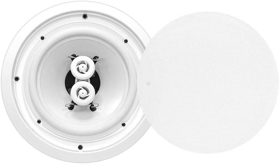 Pyle Home PWRC51 5.25-Inch Weather Proof 2-Way In-Ceiling / In-Wall Stereo Speakers (Pair)