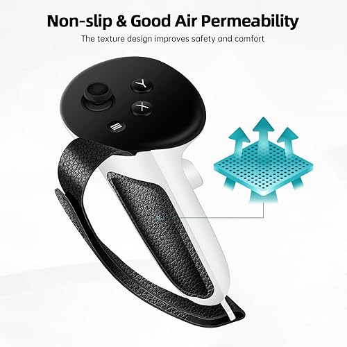 Miniatura 3 de Controller Grips Compatible with MetaOculus Quest 3 Accessories,Non-Slip Handle Cover, Grips Cover with Adjustable Knuckle Straps,Fit Official
