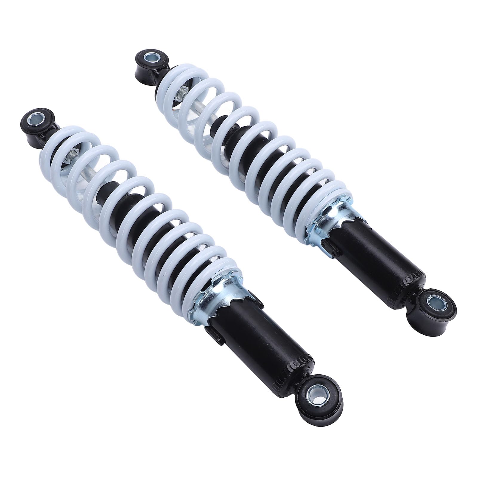 KIMISS Amortiguadores para moto ajustables, para mini dirt bike y scooter, 300mm de longitud, absorción de impactos y de amortiguación regulable, repuesto de suspensión