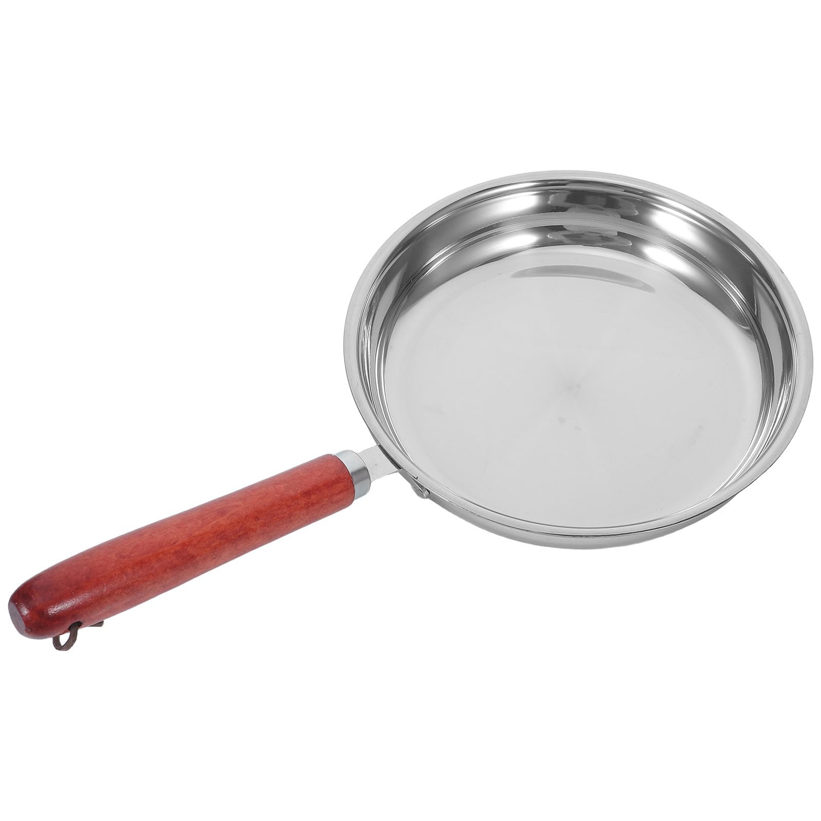 Artibetter Padella in Acciaio Inox Non Rivestito, Fondo Piatto