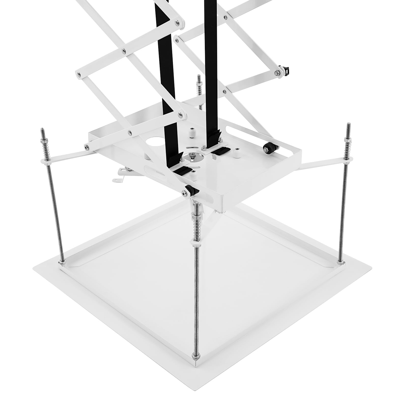 Supporto per proiettore, proiettore da soffitto per videoproiettore, home cinema, ufficio, sala conferenze, bianco, regalo per amici di film e professionisti della presentazione