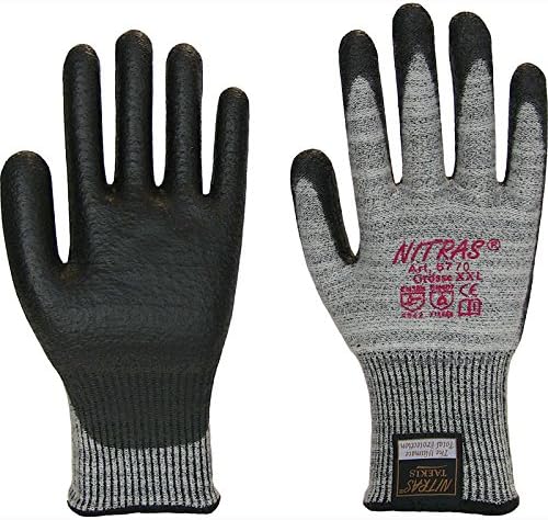 Nitras Taeki5 Comfort Line 6770 Cut Protection Gloves Size XXL (10) – 10 Pairs