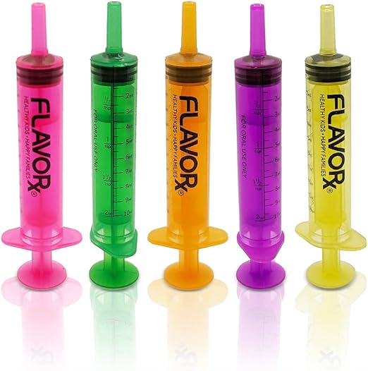 FLAVORx Rainbow Dose Oral Dosing Syringes No More