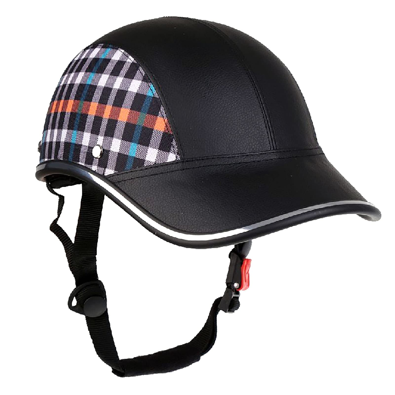 Motorcycle Adult Classic Half Helmet, Retro Style Light Baseball Cap Helmet Summer Men And Women Youth DOT Certification Motorcycle Helmet Cruiser Motorcycle Helmet