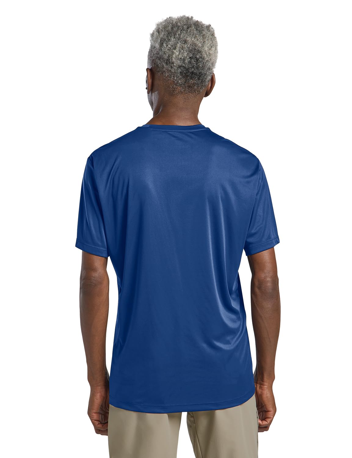 Jack Wolfskin Herren Tech M T-Shirt, Blue Orchid, L EU – Ansicht 2