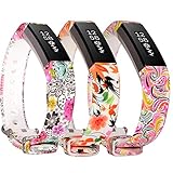 Lwsengme Silicone strap for Fitbit Alta/Fitbit Alta HR Wrist Replacement Band Smart Watch Fitness Strap Accessory (3PCS-Color-01)