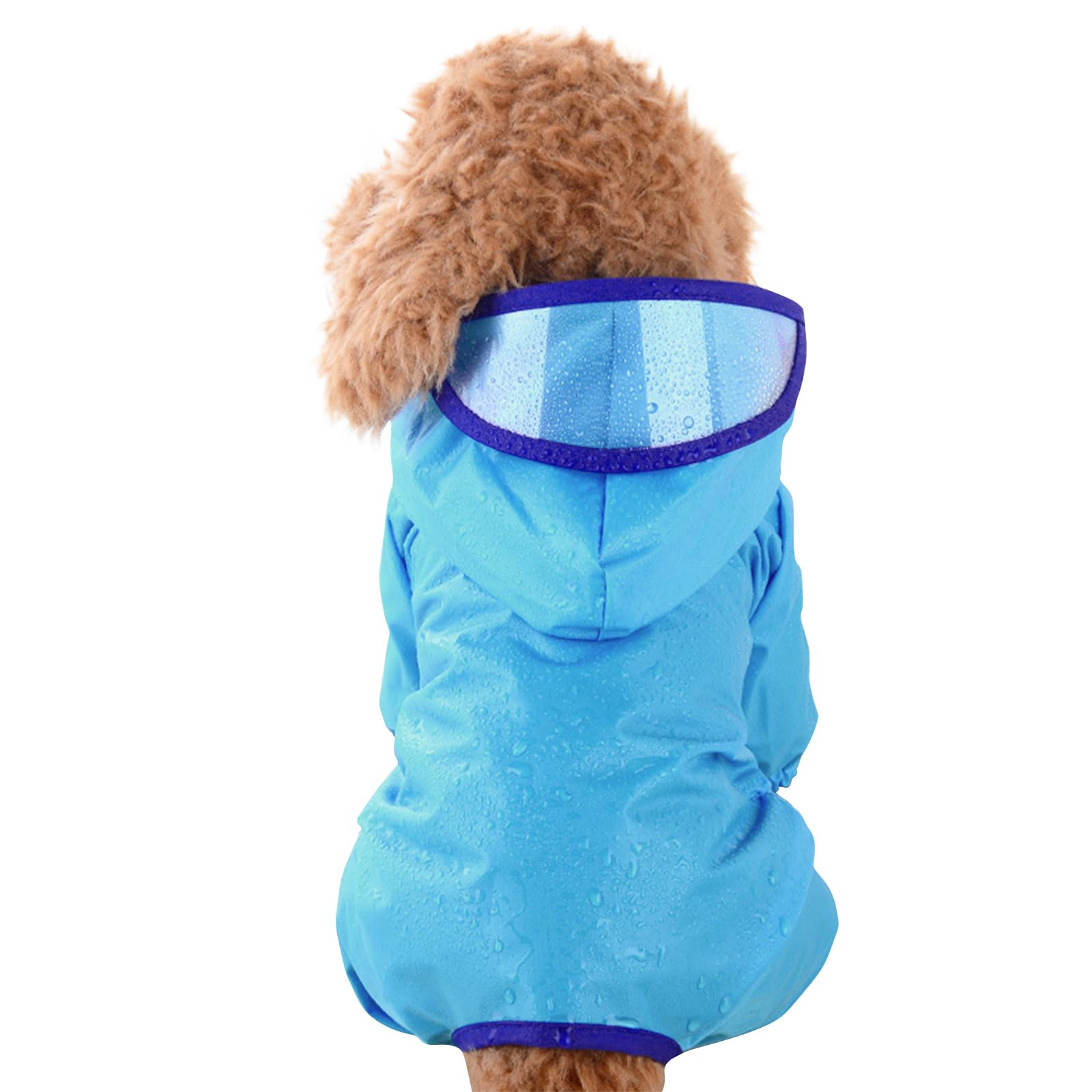 PETCUTE Dog Raincoat Waterproof Pet Dog Raincoat Rainwear Dog Raincoat Poncho for Small Medium Large Dogs