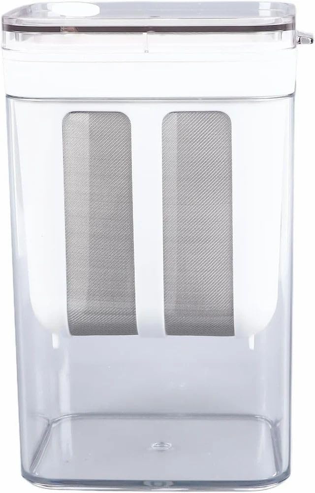 CRGi Plastic Greek Yogurt & Hung Curd Maker/Fine Mesh Strainer with Lid/Hung Curd Strainer Box/Home Essentials/Hung Curd/Perfect for Homemade Yogurt/Curd/Cheese & More (1100ml), White-image-38